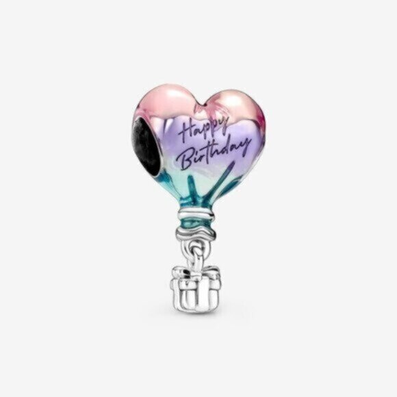 Pandora Happy Birthday Hot Air Balloon Charm - Picture 1 of 5